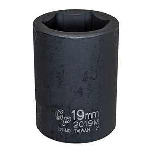 1/2 DR MET 6 POINT 19MM HEX SI