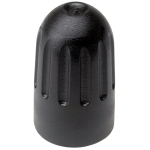 PLASTIC BLACK CAP FORD SNAP IN