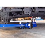 3-STAGE AIR HYDRAULIC JACK FOR LOW BUSES AND OTHER LOW CLEARANCE VEHICLES — 50 / 25 / 10 TON