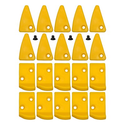 PROTECTIVE HEAD INSERT (10PC) PROTECTIVE TAIL INSERT (10PC) SCREWS (4PCS)