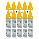 PROTECTIVE HEAD INSERT (10PC) PROTECTIVE TAIL INSERT (10PC) SCREWS (4PCS)"